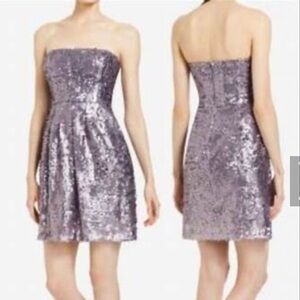 BCBG MAXAZRIA CAROLE Sequins Dress in Lilac Mist Size 0